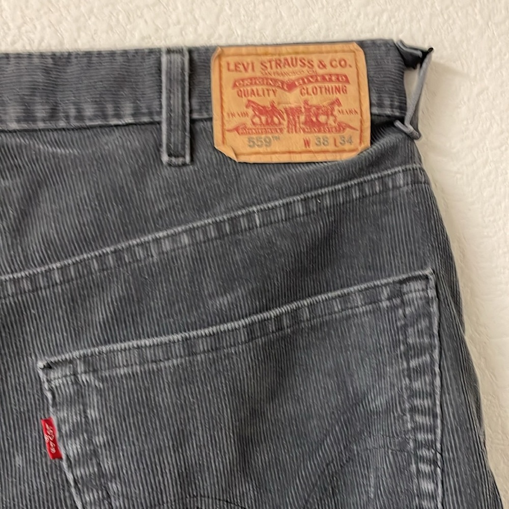 Levi’s 559 Size W38 x L34 Corduroy Gray - Picture 5 of 8
